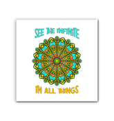 Floral Mandala Art Piece - Beyond T-shirts